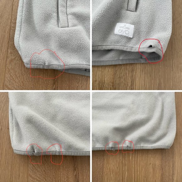 Evo Fleece Jacket Women Small Gray Ballard Polartec Pockets Mock Neck Midlayer - Picture 12 of 14